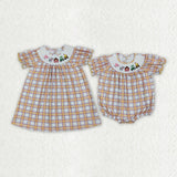Matching Baby girls form clothing smocked