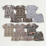 Matching Baby boys camo short sleeve summer outfits