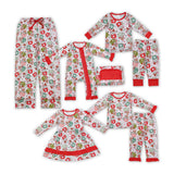 Christmas cup gingerbread adult and kids pajamas