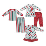 Christmas tree red kids pajamas