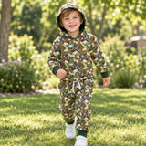 BLP1543  toddler boy clothes mallard print boy fall hoodies outfits