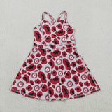 Matching Baby girls team leopard slip dress yoga