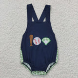 Matching  Baby boys girls baseball romper outfits embroidery