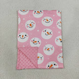 Matching Baby girls boys snowman blanket clothing