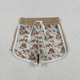 Matching Baby boys camo summer shorts