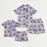 Family Matching Adult women  Baby kids Kpop shorts pajamas
