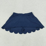 GLK0236 Girls solid navy Skirt yoga