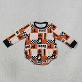 Matching baby girls Halloween long sleeve ghost clothing