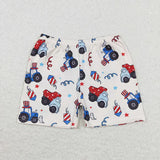 Matching Baby boys july fourth summer shorts