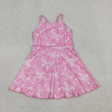 GSD2292 girls sleeveless  pink Butterfly Dress yoga