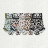 Matching Baby girls camo floral sleeveless Swimsuits