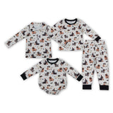 Matching Baby  boys halloween long sleeve clothing