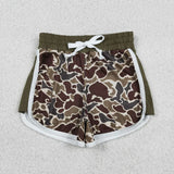Matching Baby boys camo summer shorts