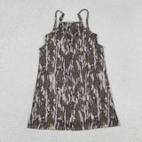 GSD2744 Adult women green camo dress yoga