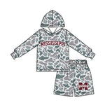 custom style MOQ 3 per style Baby girls boys MISSISSIPPI team outfits