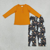 Matching Halloween ghost long sleeve clothing