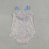 SR3461 baby girls flower romper