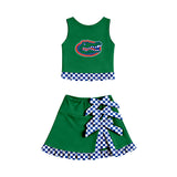 custom style MOQ 3 per style Matching Baby girls Florida team  outfits