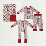 Matching Baby Christmas tree bow clothing