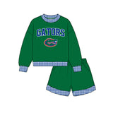 custom style MOQ 3 per style Matching Baby girls Florida team  outfits