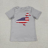 BT1199 boys July Fourth duck short sleeve top