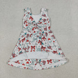 GSD3750 girls July Fourth Popsicle dress yoga