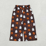 Family Matching Adult  Baby kids Halloween pumpkin leopard pants