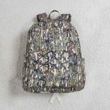 BA0394 camo bow backpack preschool  bag 17*13.2*5 inch