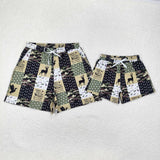 USA hunting  kids and adult summer Swimming trunks