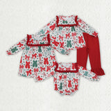 Matching Baby girls Christmas outfits clothing
