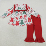 Matching Baby girls Christmas outfits clothing