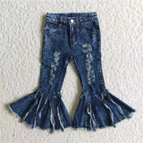 Bell-bottom jeans