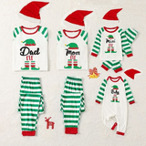 Christmas Green Stripes adult mom outfits