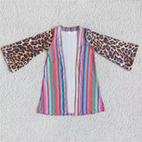 Mexican style striped cardigan