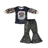 Christmas  sequins outfits girls clothing