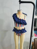 5.14 USA warehouse 4th of July swimsuit