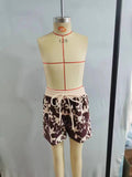 leopard swimming trunks
