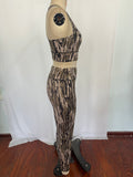 Sleeveless bottomland 2 pcs adult women yoga clothes