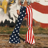 4th of July Adult Bell-bottom jeans