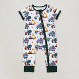 SR0850-- Bulldozers trucks plane short sleeve sleeper