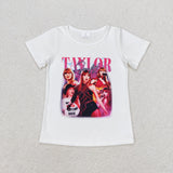 GT0604 short sleeves singer white top