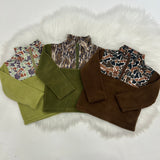 High quality Camo zipper pullover