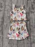 MOQ 3 custom style  yoga princess  girls dress set