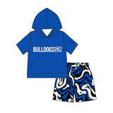 custom style moq 3 per style  milk silk team hoodies boy Set