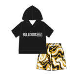 custom style moq 3 per style  milk silk team hoodies boy Set