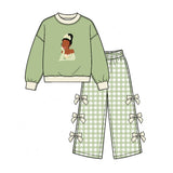 Custom style MOQ 5 each color milk silk princess Outfits
