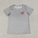 BT1199 boys July Fourth duck short sleeve top