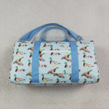 BA0275 blue duck handbag duffle bag