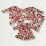 Matching Baby girls Christmas red clothing
