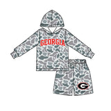 custom style MOQ 3 per style Matching Baby girls Georgia team outfits